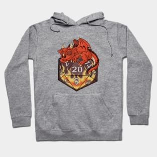 Dice Red Dragon Hoodie